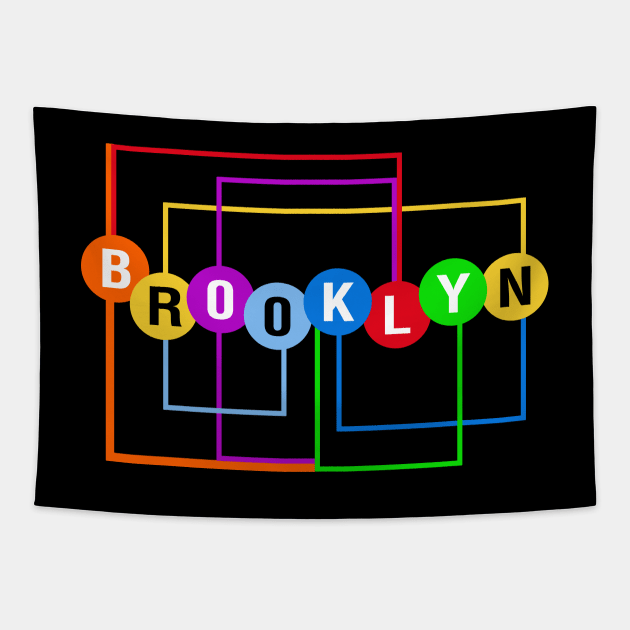 Brooklyn Subway Tapestry by PopCultureShirts