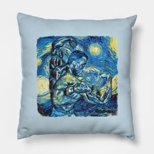 Sylvester Stallone Van Gogh Style Pillow