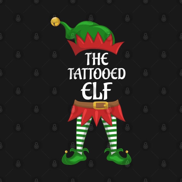 Tattooed Elf Family Matching Group Christmas Party by kalponik