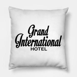 The Grand International Hotel by Jeff Lee Johnson Official Props Pillow