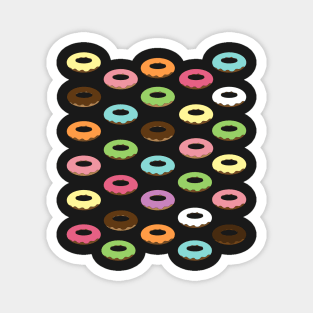 Donuts! Baker's dozen cute pastel doughnut design Magnet