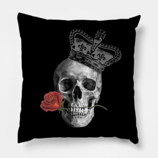 Crown Skull Pillow