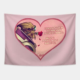 Garrus Romance Tapestry