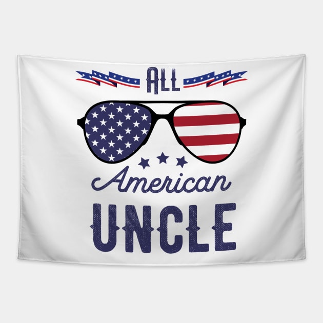 All American Uncle 4th Of July Sunglasses Tapestry by tobzz
