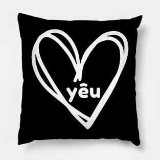 Yeu, Love, Valentine's Day, Vietnamese Pillow