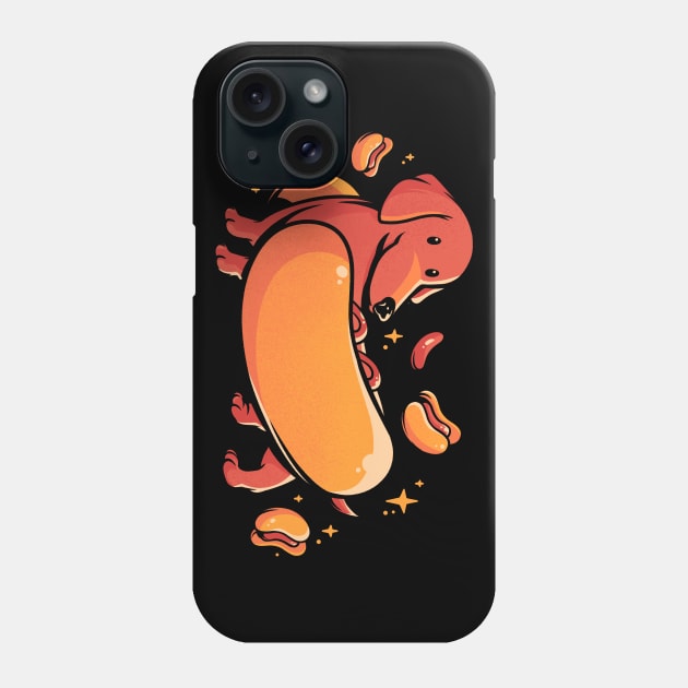 Hot Doggo - Cute Dachshund Dog Gift Phone Case by eduely