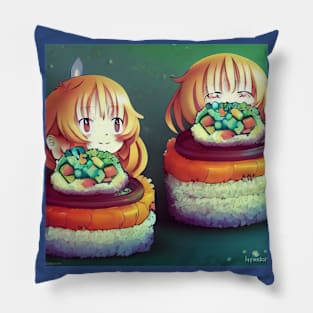 Kawaii Anime Sushi Pillow