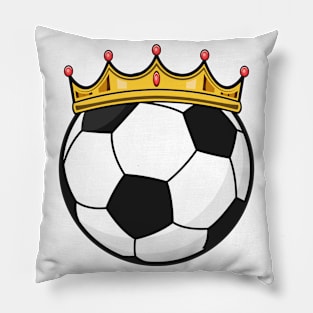 Soccer Crown Queen Pillow