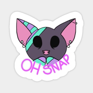 ZCP Oh Snap Cat, Zombie Cheshire Productions Emote Magnet