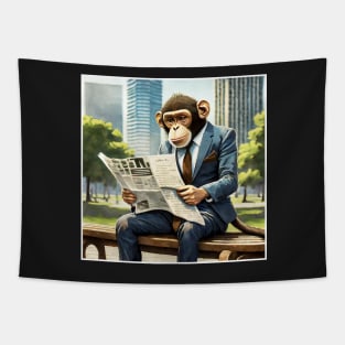 City Monkey Tapestry