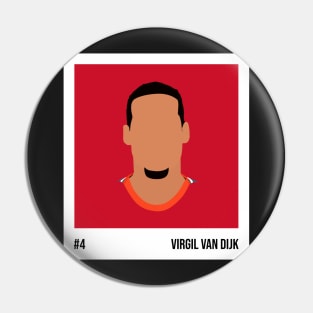 Virgil van Dijk Minimalistic Camera Film Pin