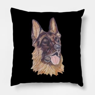 German Shepherd portrait Pillow