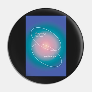 Affirmation Aura Glow Pin