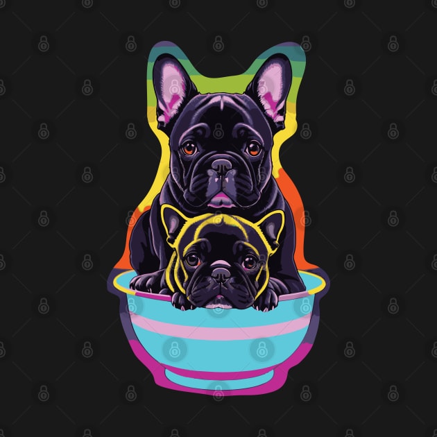 Frenchie Puppy Bowl by joejdiaz