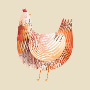 Folk hen T-Shirt