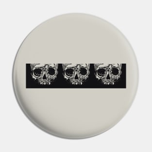 Triple skull Pin