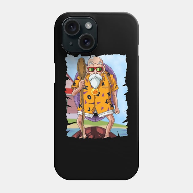 MASTER ROSHI MERCH VTG Phone Case by Kiecx Art