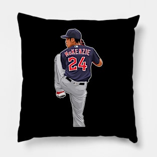 Triston McKenzie #24 Pitches Pillow