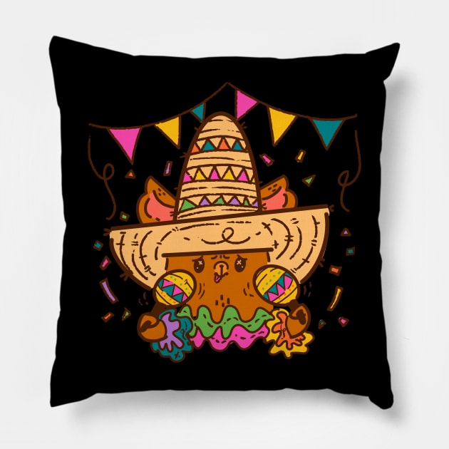 Cinco de Mayo Bub Pillow by Fluffymafi