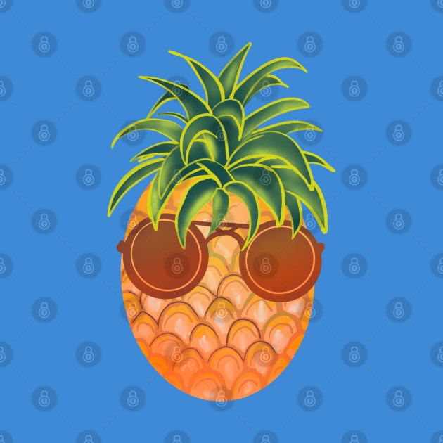 Cool pineapple with sunglasses by Mimie20