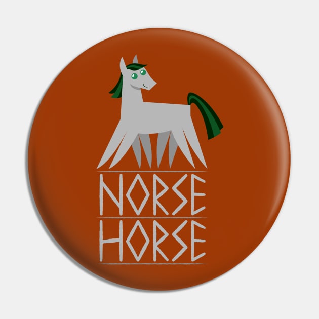 Norse Horse Pin by Ekliptik