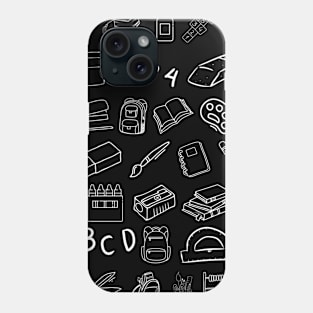 School Themed Cute Design Phone Case