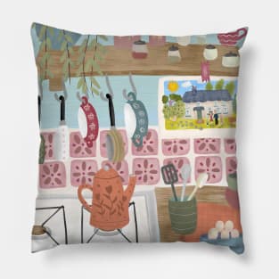 Cottagecore Aesthetic Pillow