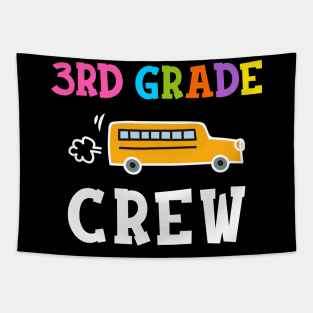 3rd Grade Crew T-shirt Back to School Teacher Gifts Tapestry