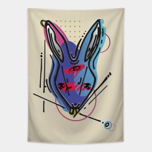 All Those Monsters - Rabbit Tapestry