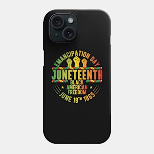 Juneteenth Men Black King Nutritional Facts Freedom Day Emancipation day Juneteenth Phone Case