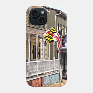 Annapolis MD - Flags Along East Street Phone Case