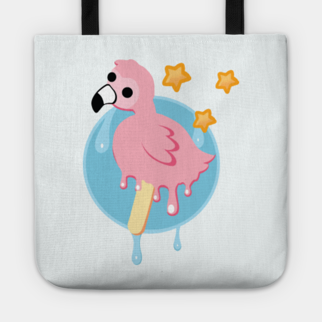 Flamingo Ice Cream Youtuber Logo Flamingo Youtube Tote Teepublic - roblox flamingo merch