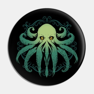 Cthulhu Cosmic Horror Emblem Pin