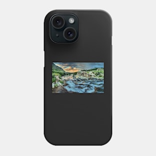 Swiftcurrent Falls Sunrise Phone Case