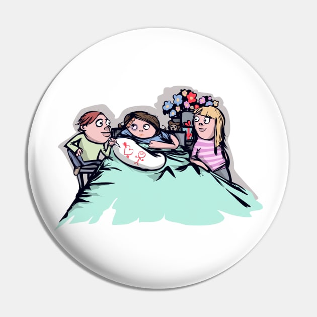 Hospitalized Pin by viSionDesign