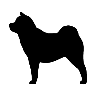 Smooth Chow Chow Silhouette T-Shirt