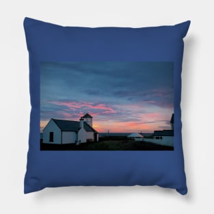 Rocky Island Sunrise Pillow