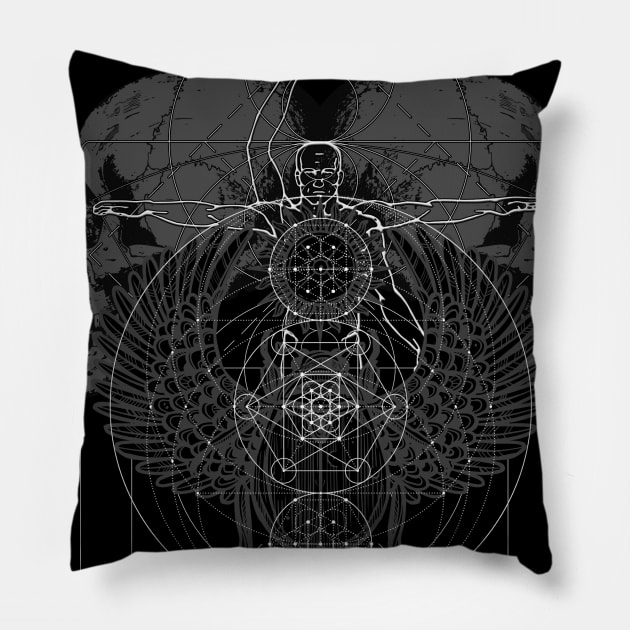 Sleestak - Aeon occult esoteric design Pillow by AltrusianGrace