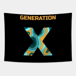 Generation X - children of the 70s and 80s Tapestry