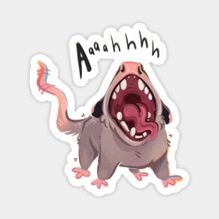 Screaming Opossum Magnet