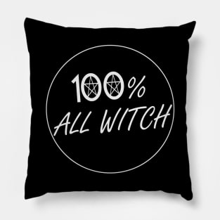 100% ALL WITCH DESIGN Pillow