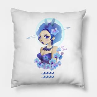 Aquarius Astrobunny Bust Pillow