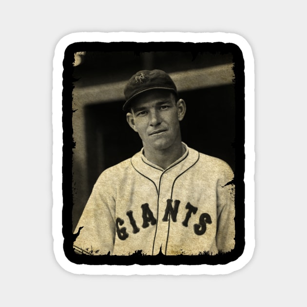 Mel Ott Legend in San Francisco Giants Magnet by SOEKAMPTI