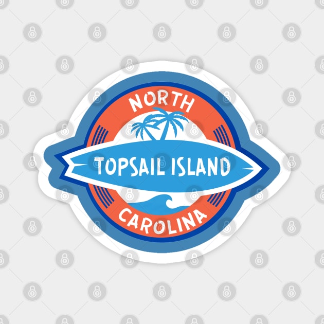 Topsail Island Surf Magnet by Trent Tides