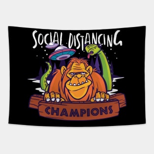 Social Distancing Champions Tapestry