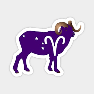 Aries (Royal Purple) Magnet