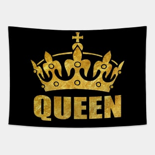 Limited Edition Queen Gold Foil Tapestry