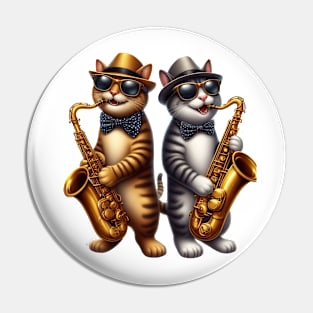 Jazz Cat Pin