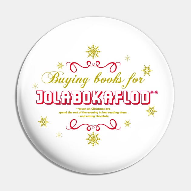 Buying books for Jolabokaflod Pin by bluehair