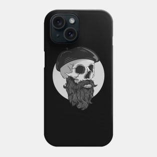 Bearded skull Phone Case